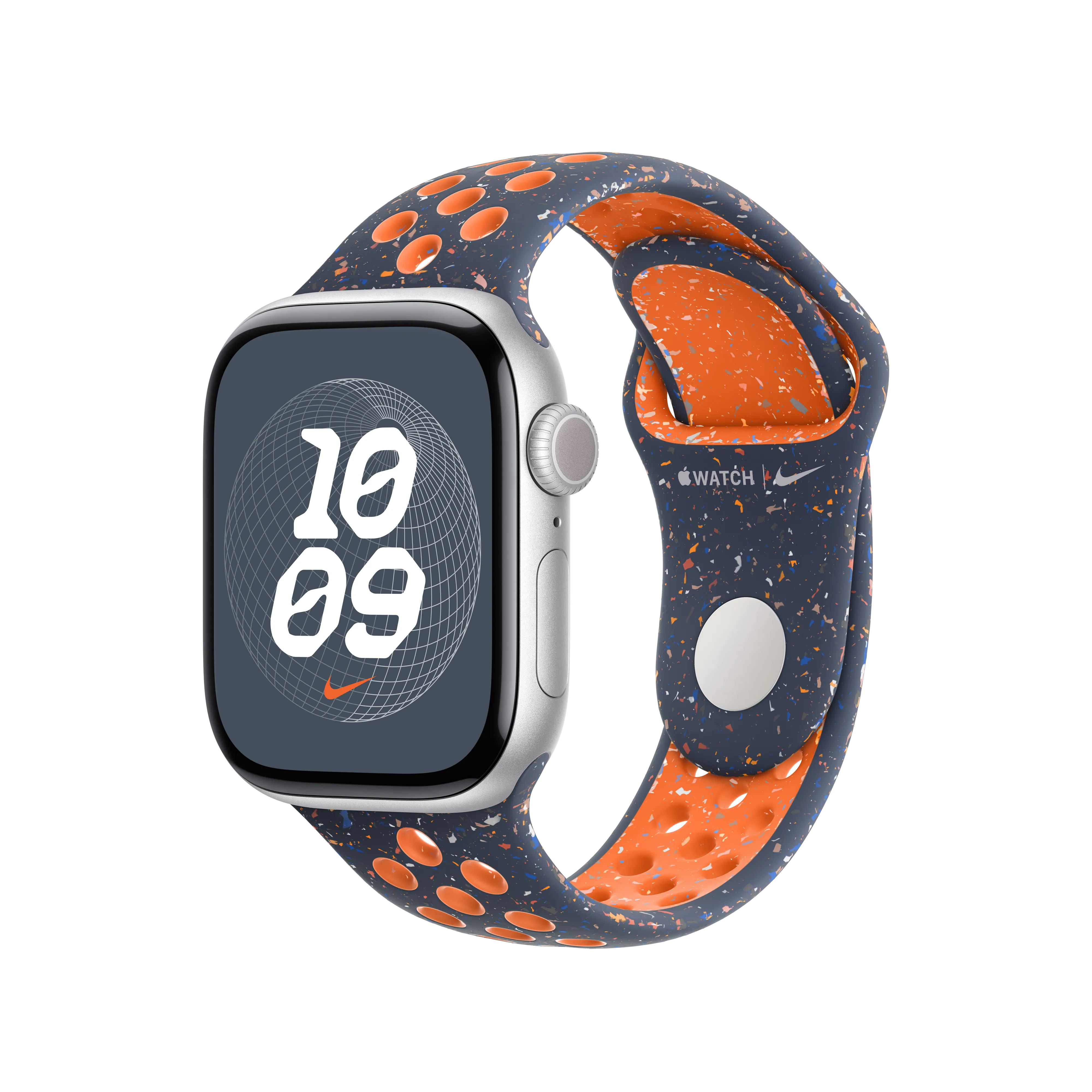 42mm Blue Flame Nike Sport Band - S/M