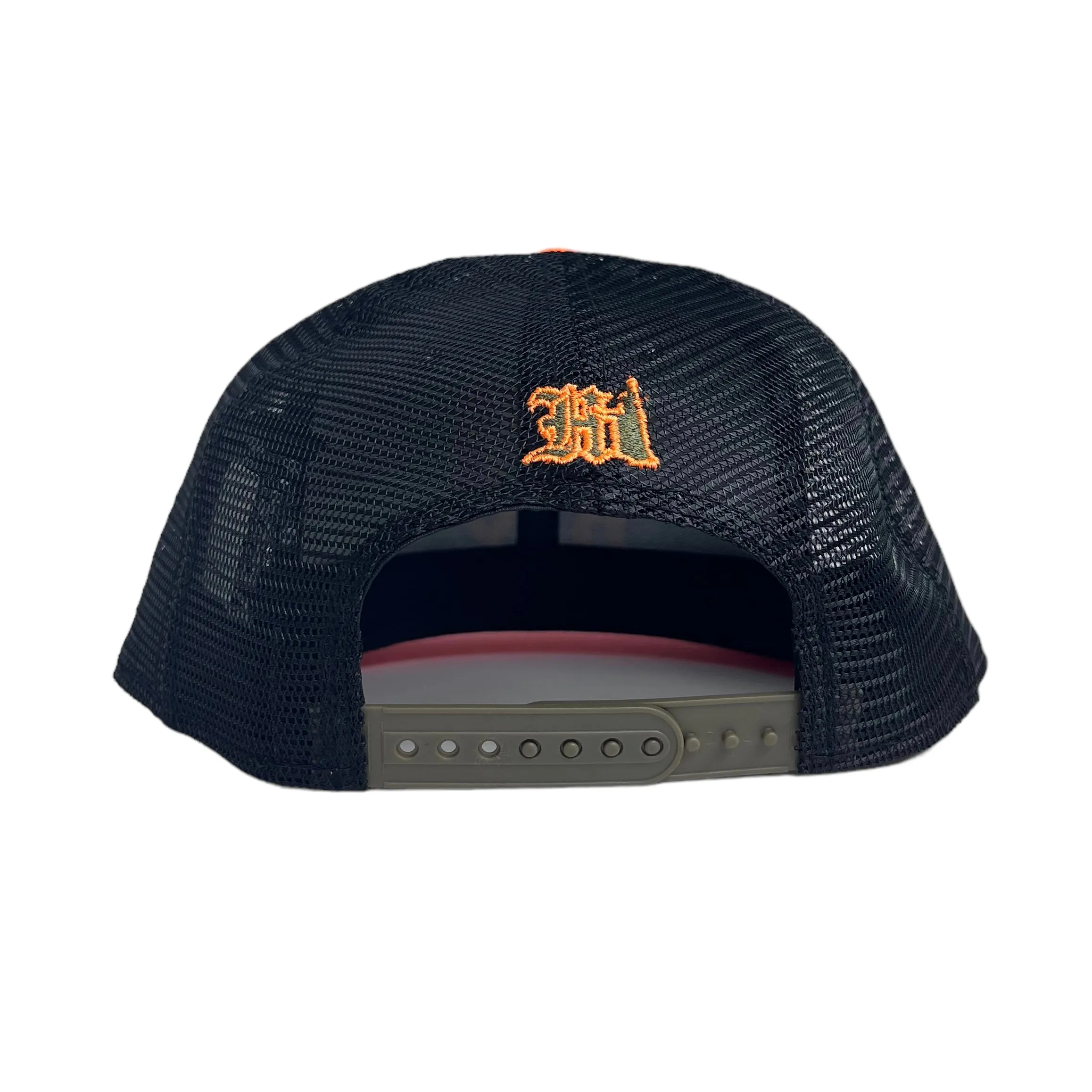 808ALLDAY New Era 9Fifty Olive Stack Trucker Snapback