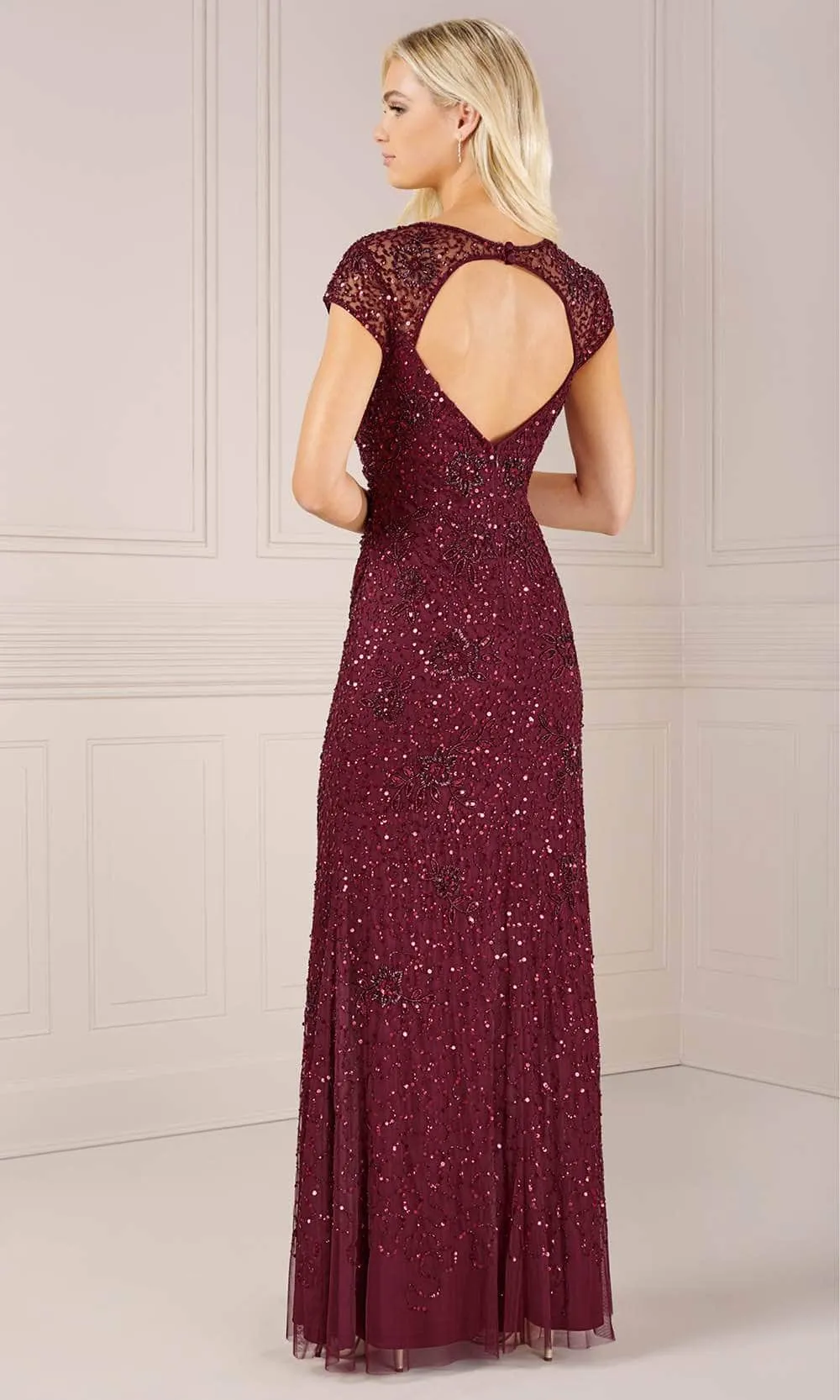 Adrianna Papell Platinum 40433 - Sequin Evening Dress