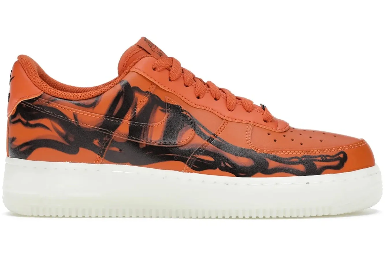 Air Force 1 Orange Skeleton