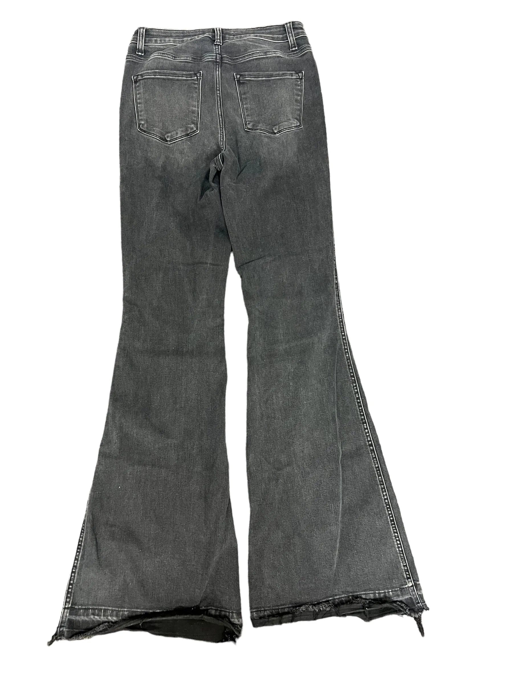 Black Denim Jeans Flared Flying Monkey, Size 8