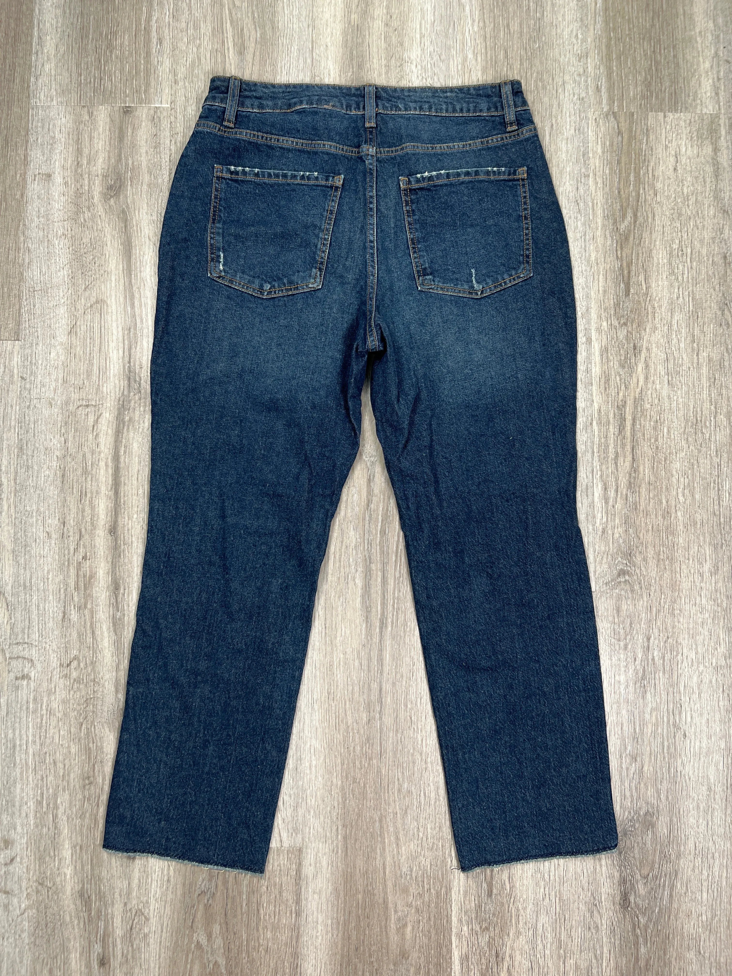 Blue Denim Jeans Cropped Time And Tru, Size 12