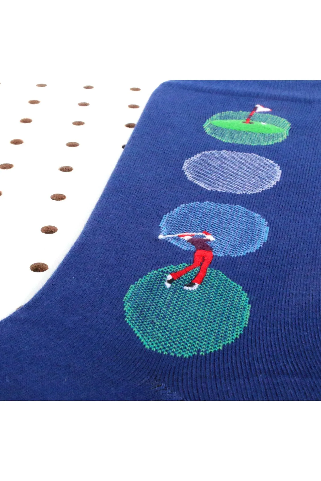 Blue Golf Course Socks