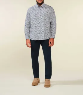 Chemise casual à imprimé bleu JOANIBT