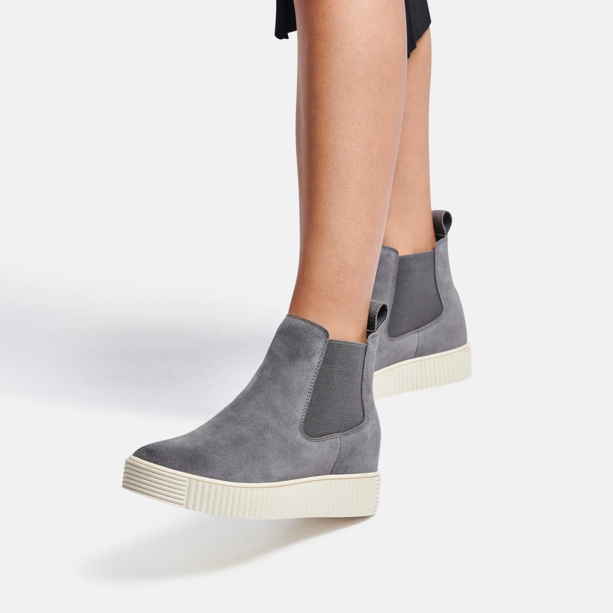 COLA SNEAKERS GREY SUEDE H20 re:vita