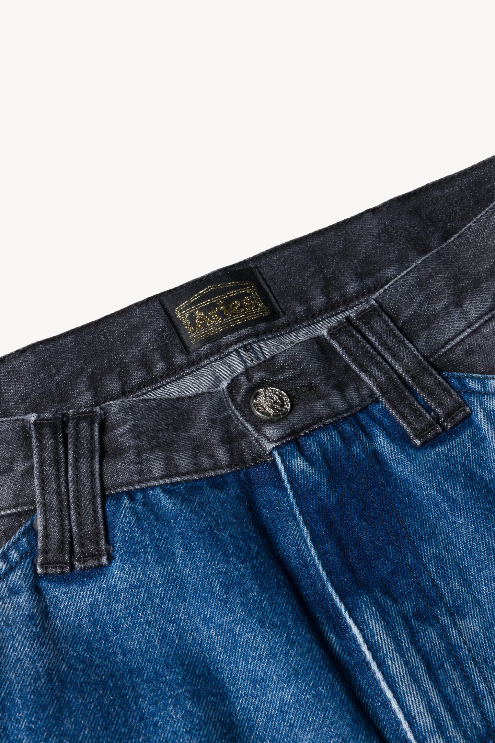 Colourblocked Denim Carpenter Jean