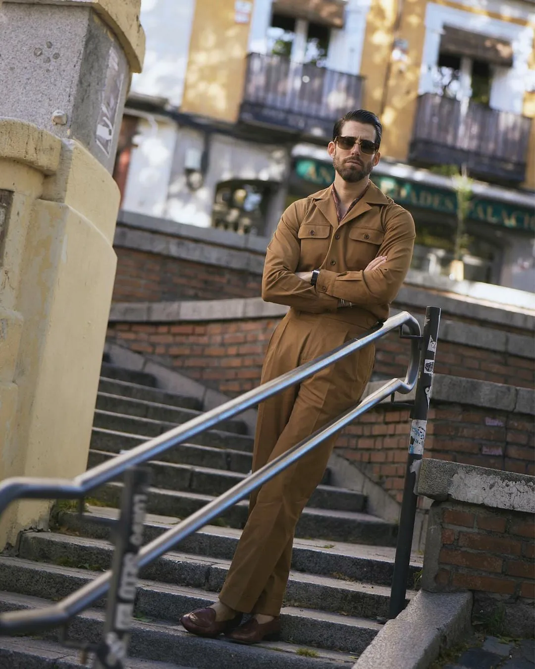 Copper Casual Camp Collar Shirt