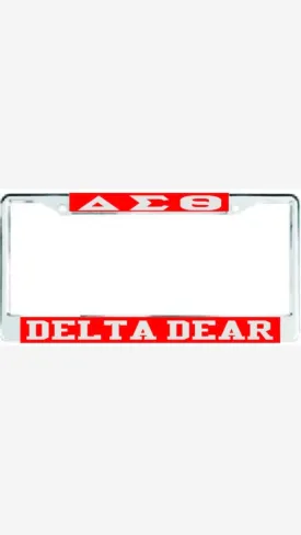 Delta Dear Auto Frame Red/Silver