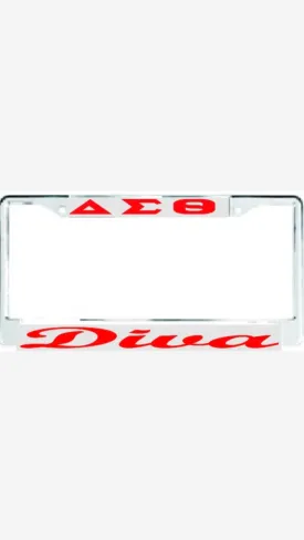 Delta Diva Auto Frame Silver/Red