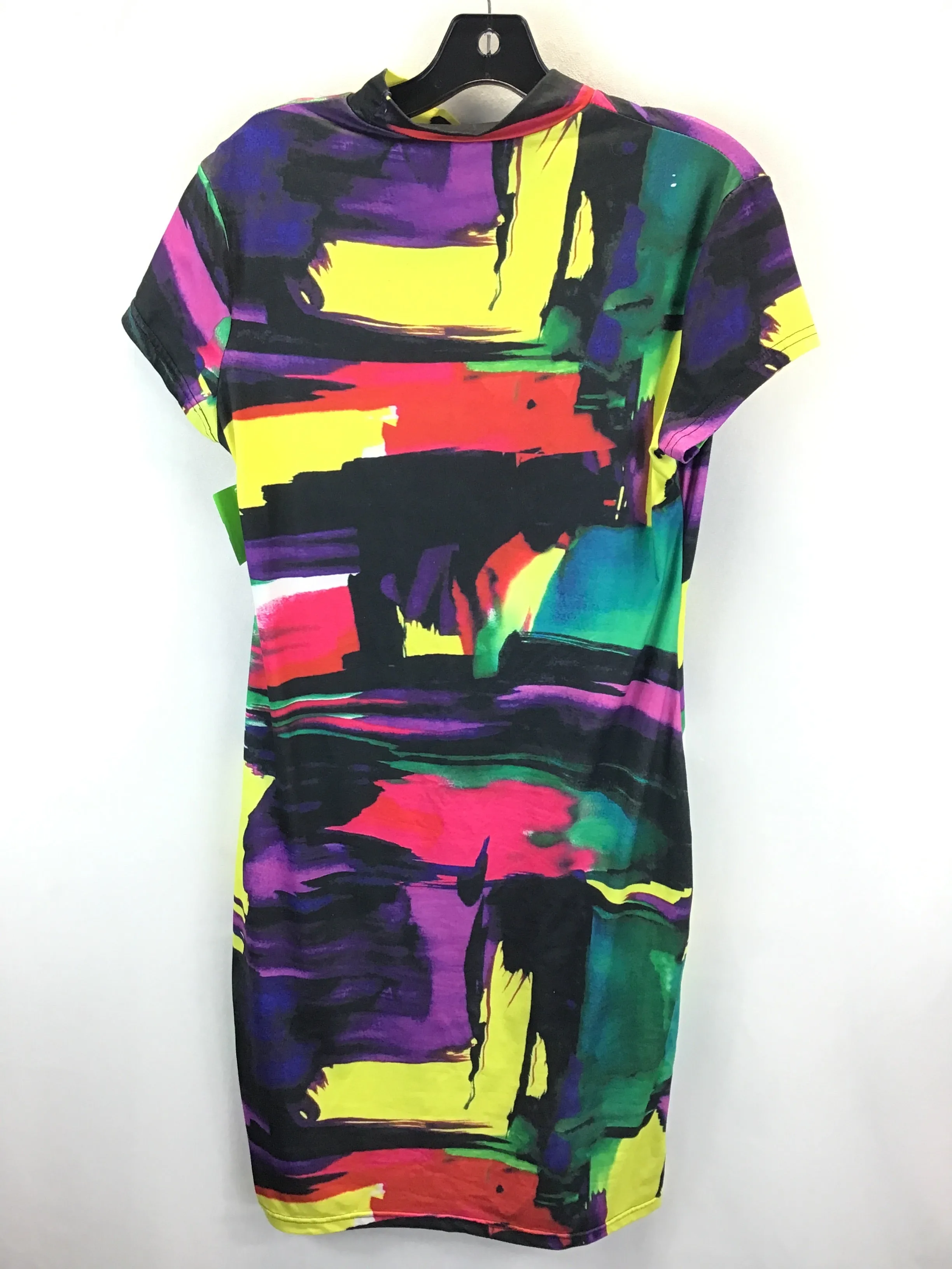 Dress Casual Midi By Shein In Multi-colored, Size: L