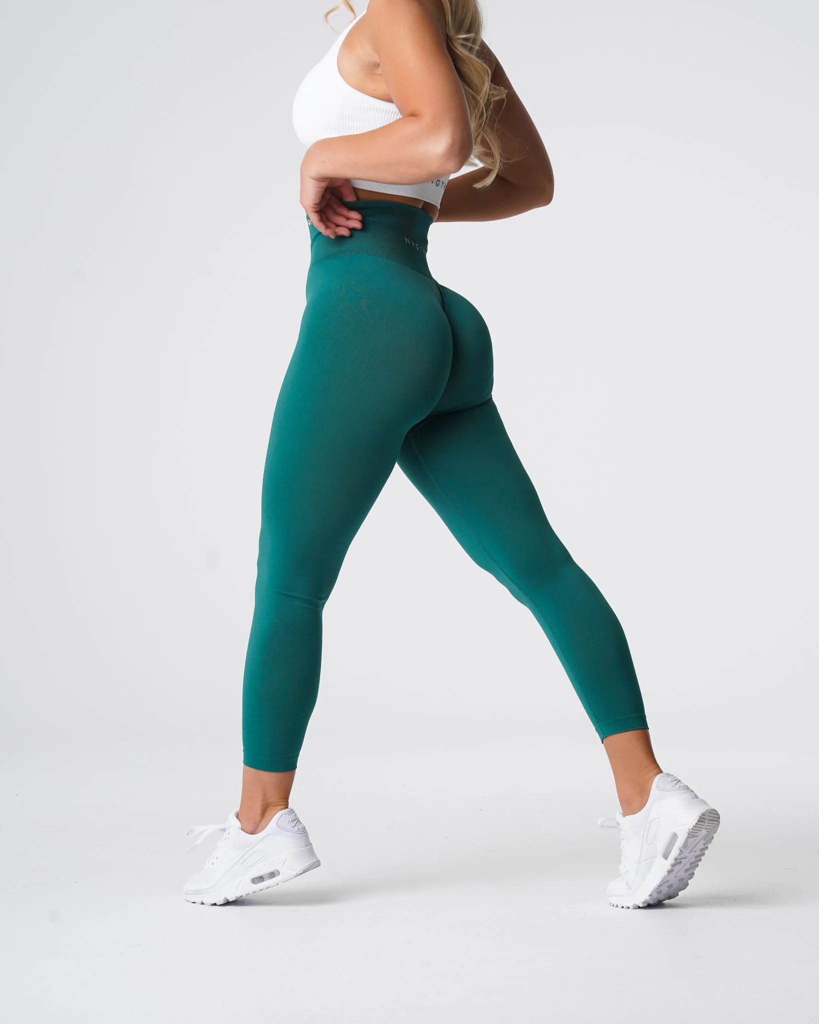 Emerald Solid Seamless Leggings