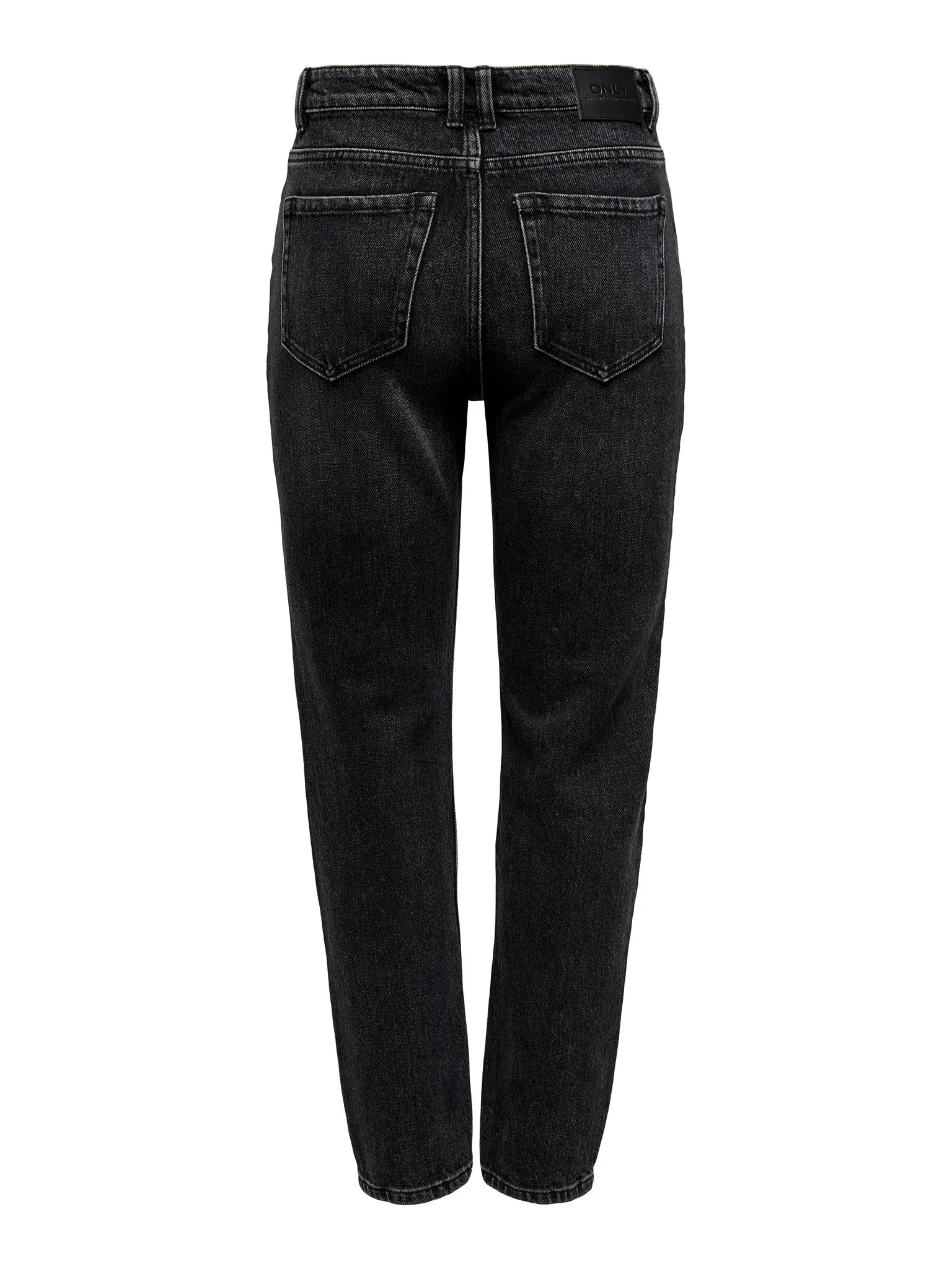 Emily High Waist Jeans - Sort Denim