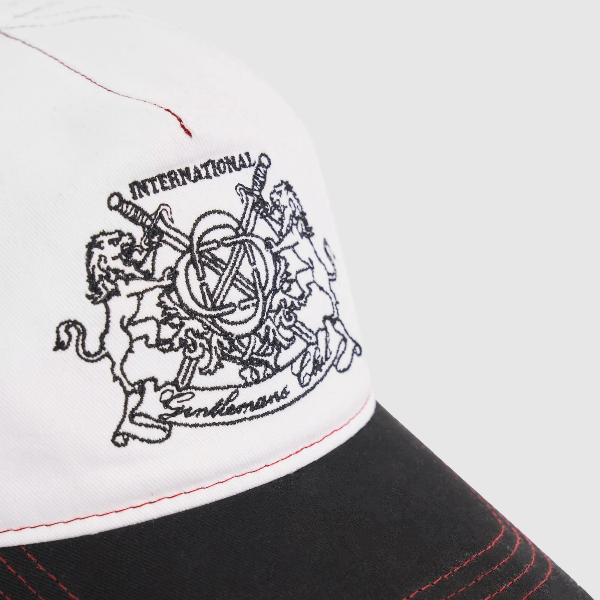 Gentlemen's Club Hat (White/Black)