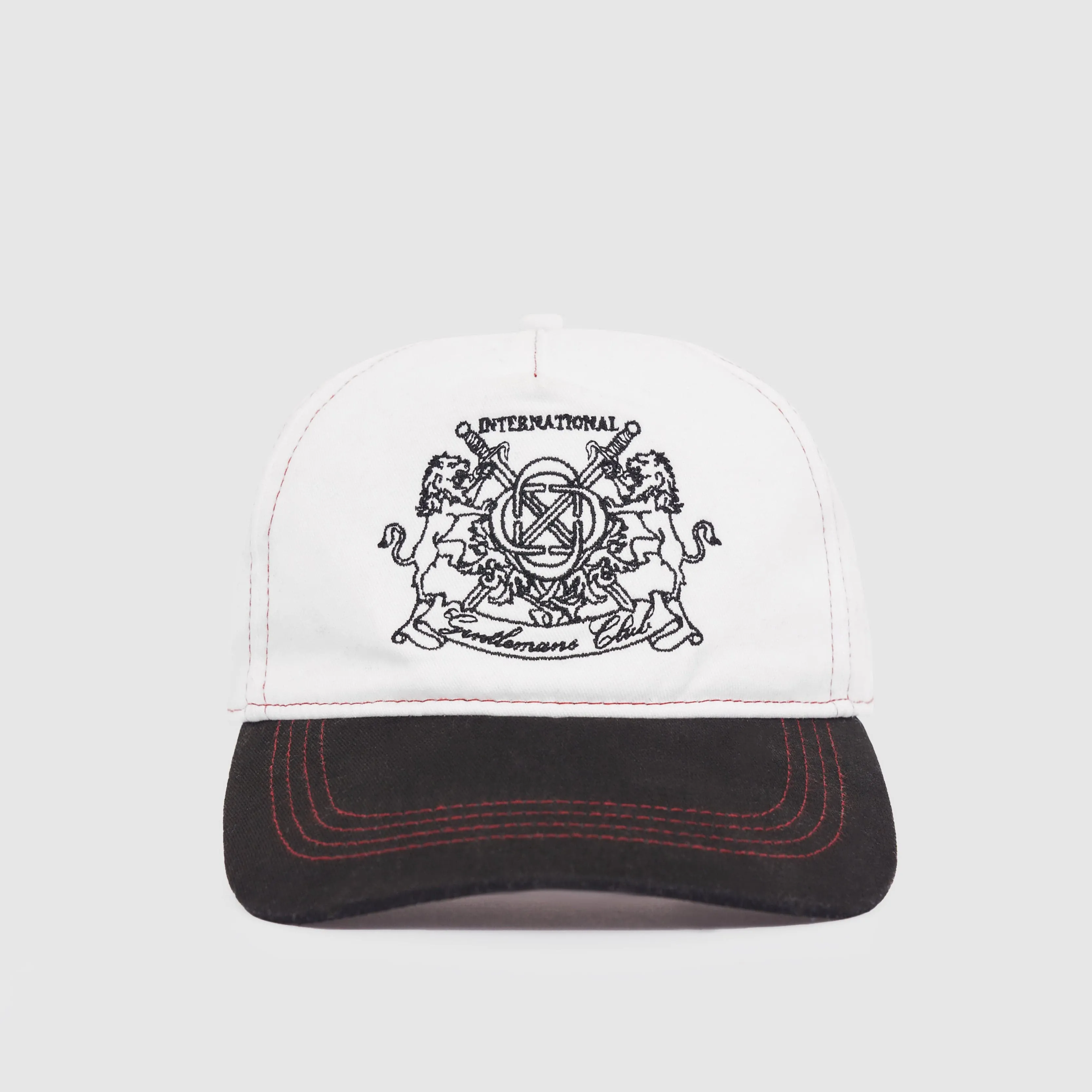 Gentlemen's Club Hat (White/Black)