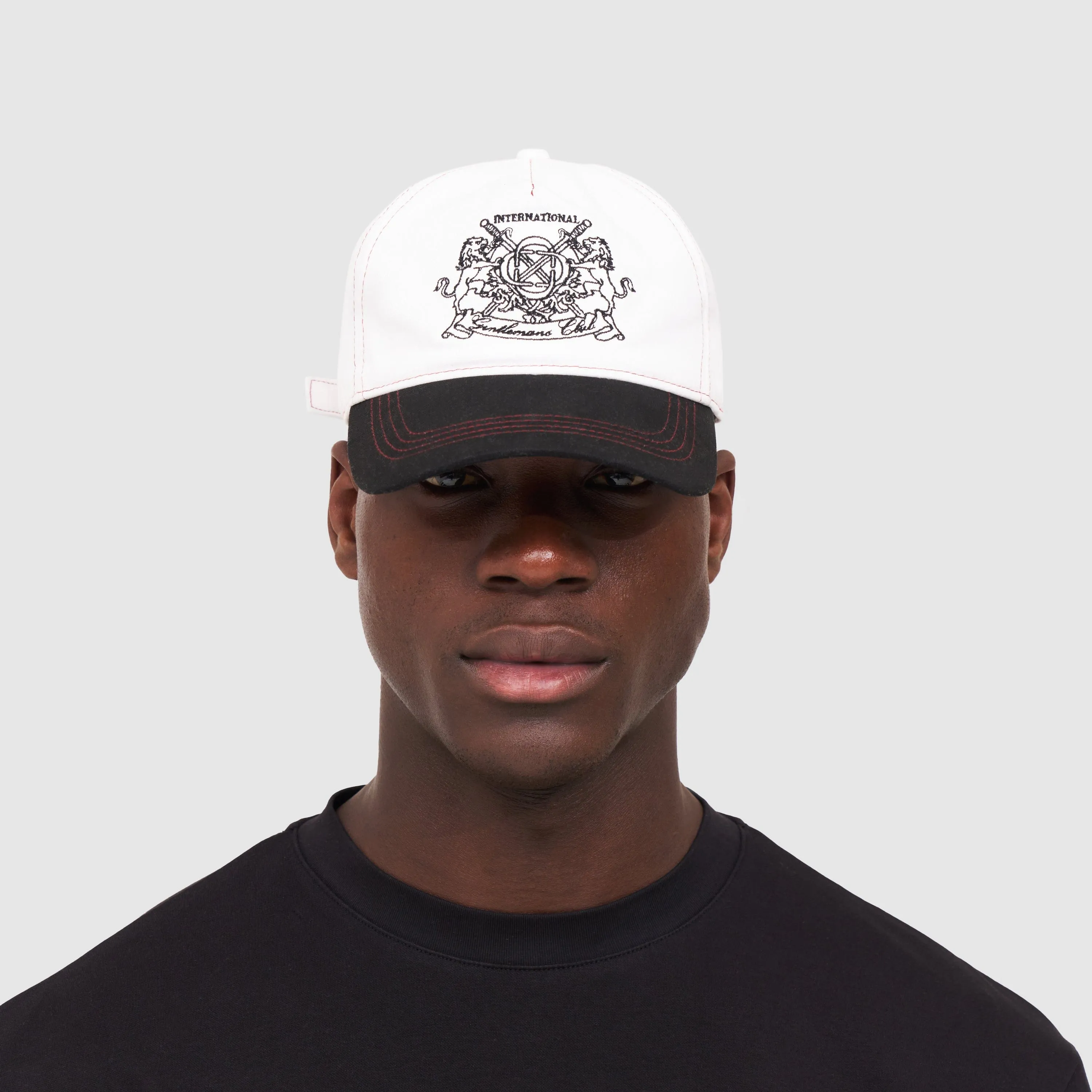 Gentlemen's Club Hat (White/Black)