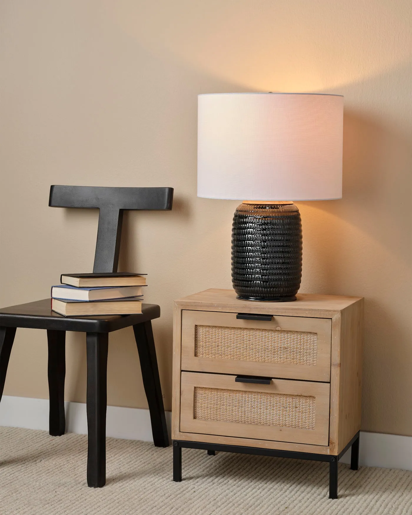 Graham Table Lamp Dark Blue