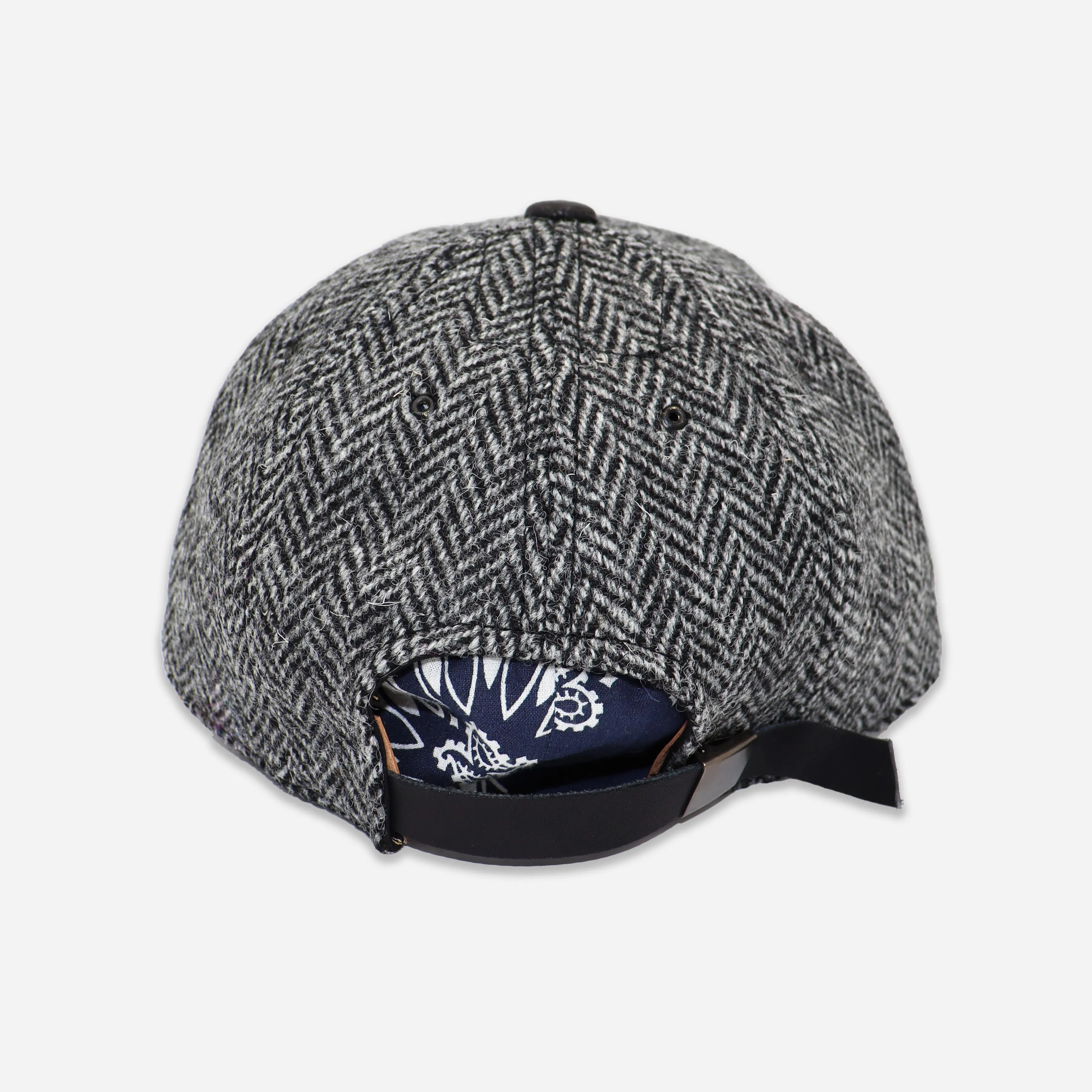 HARRIS TWEED CAP - GREY