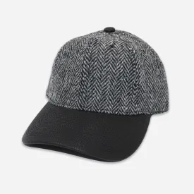 HARRIS TWEED CAP - GREY