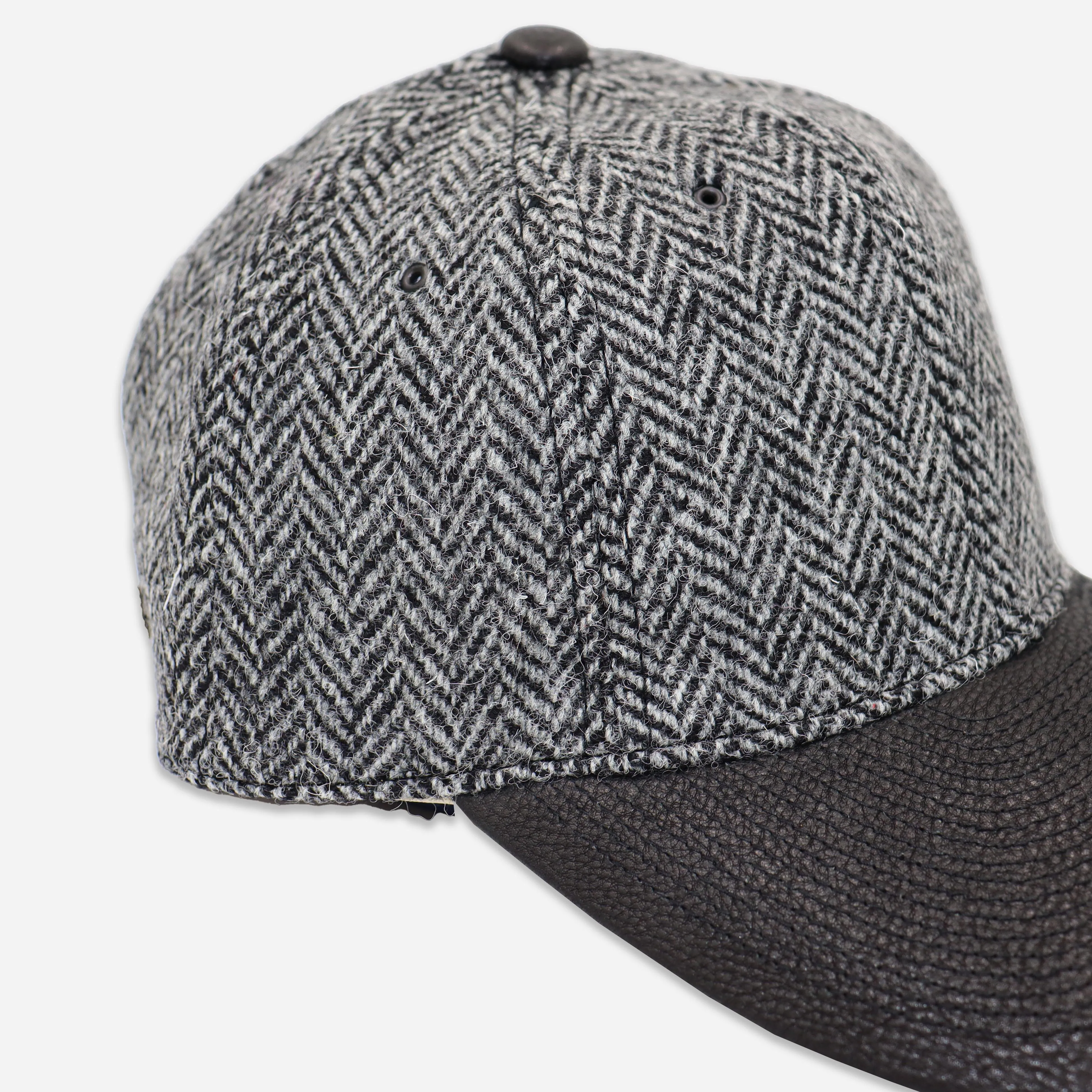 HARRIS TWEED CAP - GREY