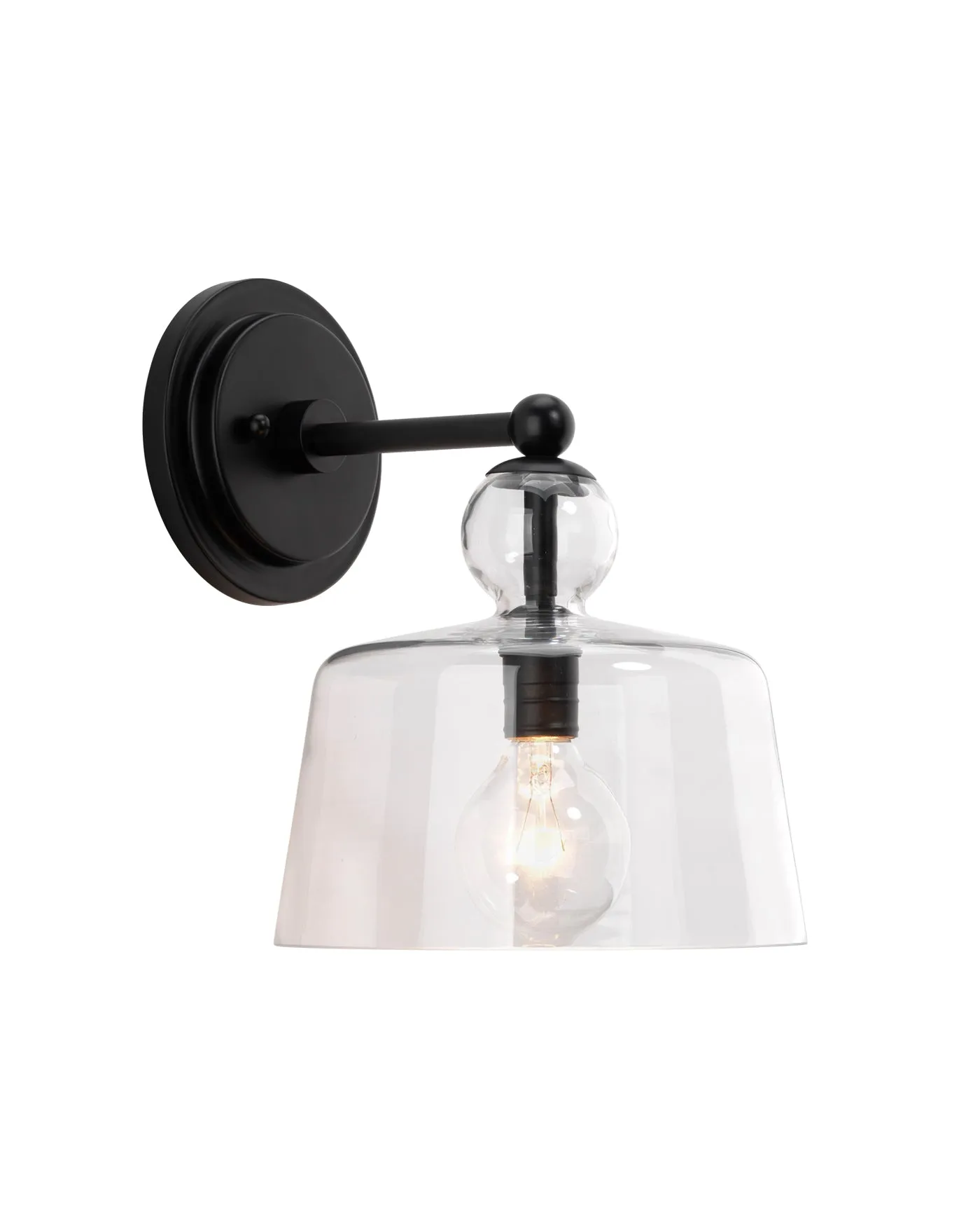 Hudson Wall Sconce Black