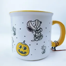 Large Peanuts Charlie Brown Snoopy Happy Halloween Zombie Mug