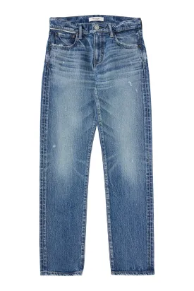 Moussy Denim Mallard Slim Straight in Dark Blue