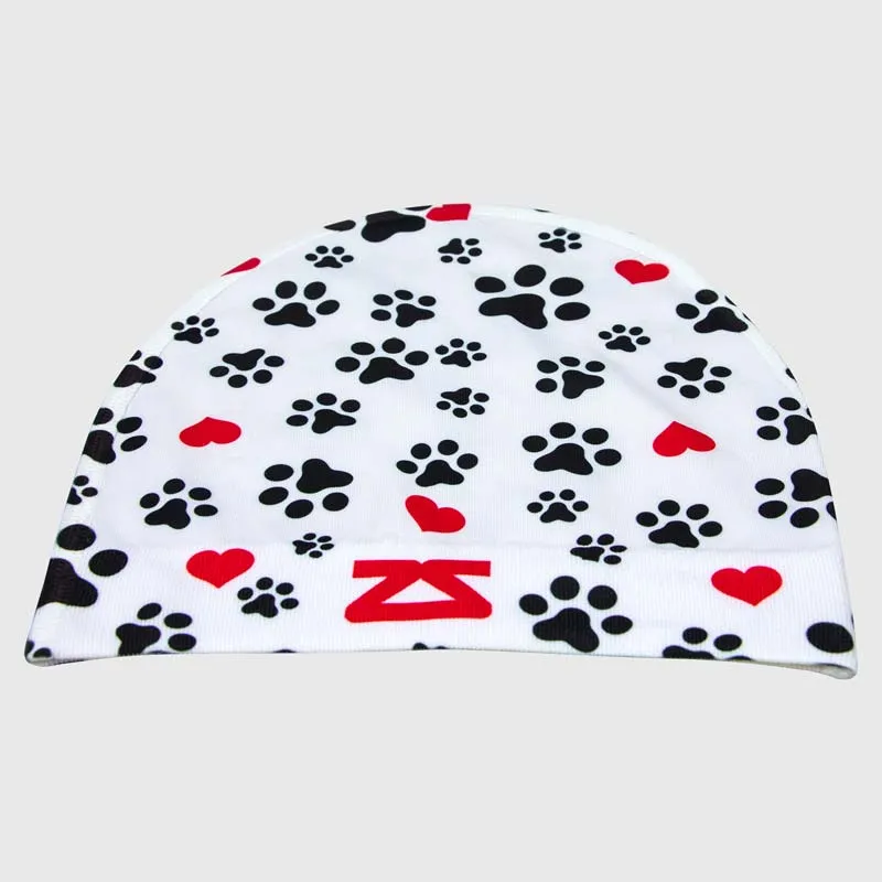 Paw Prints Skull Cap Beanie