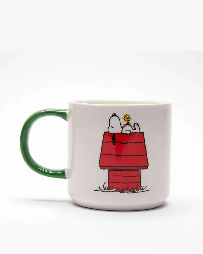 Peanuts Gang & House Snoopy Mug