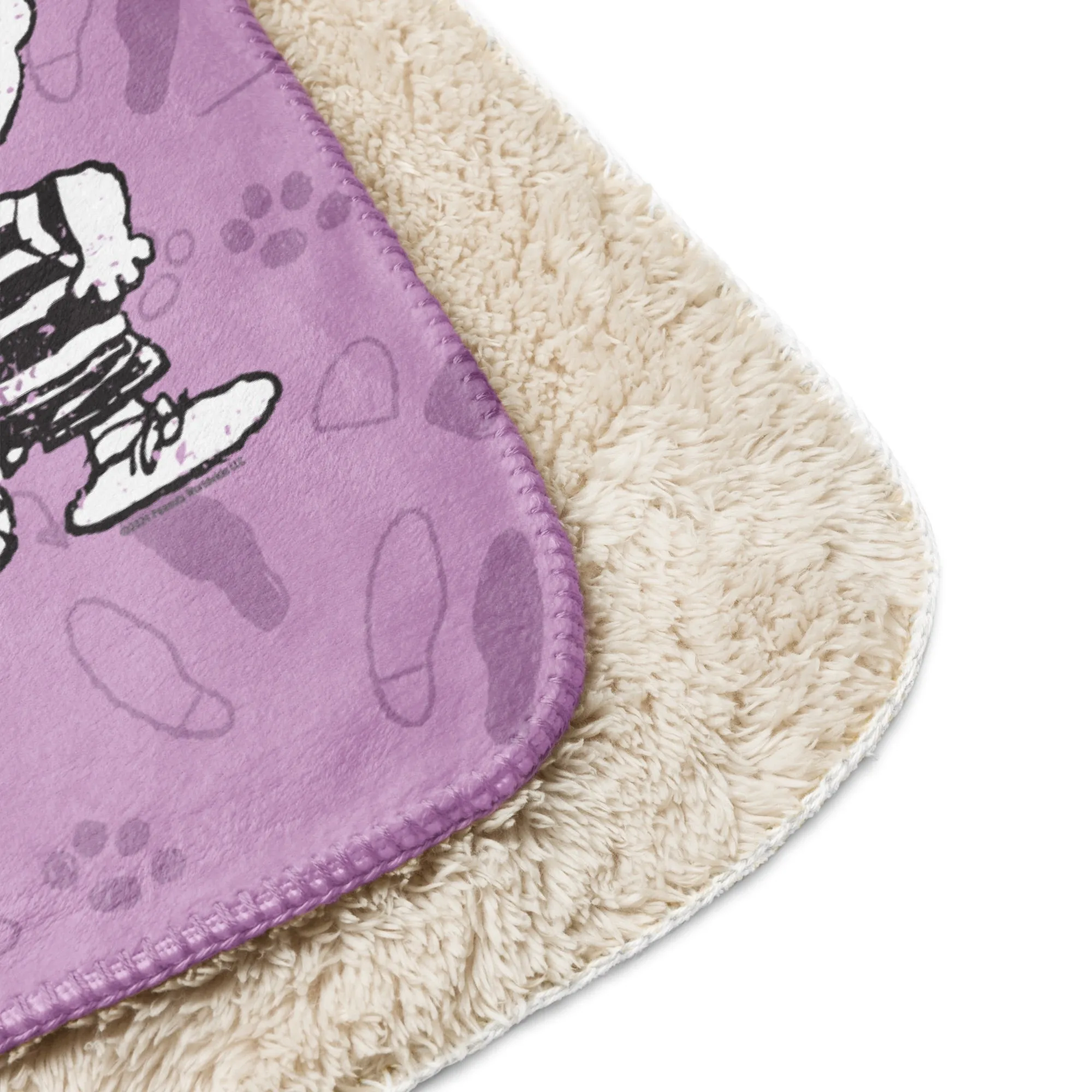 Peanuts Just Keep Dancing Sherpa Blanket