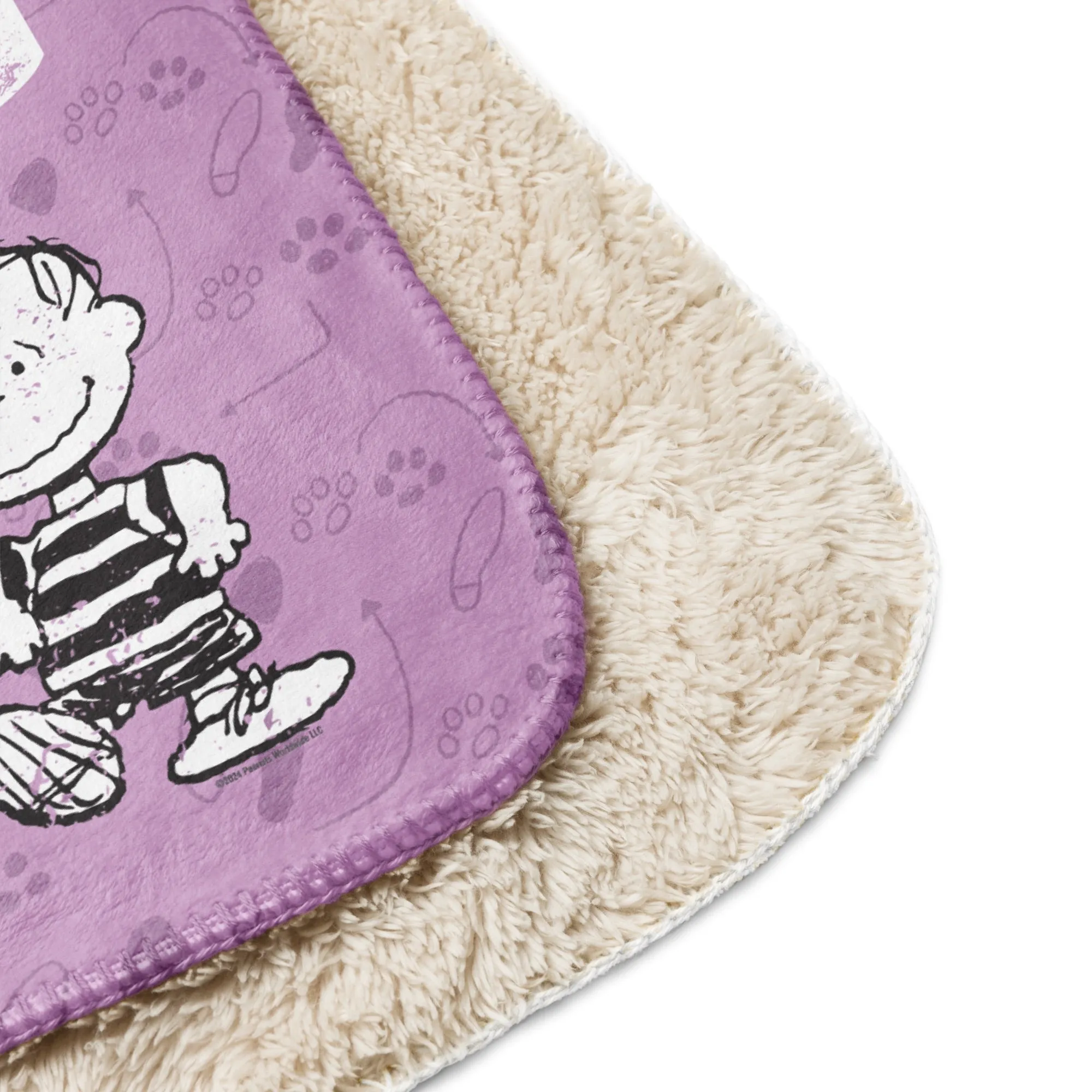 Peanuts Just Keep Dancing Sherpa Blanket