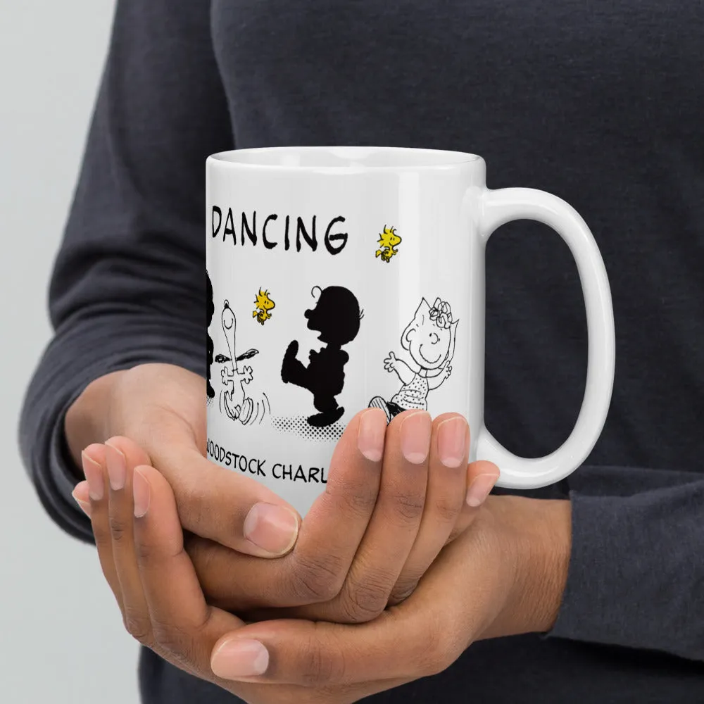 Peanuts Just keep Dancing White Mug