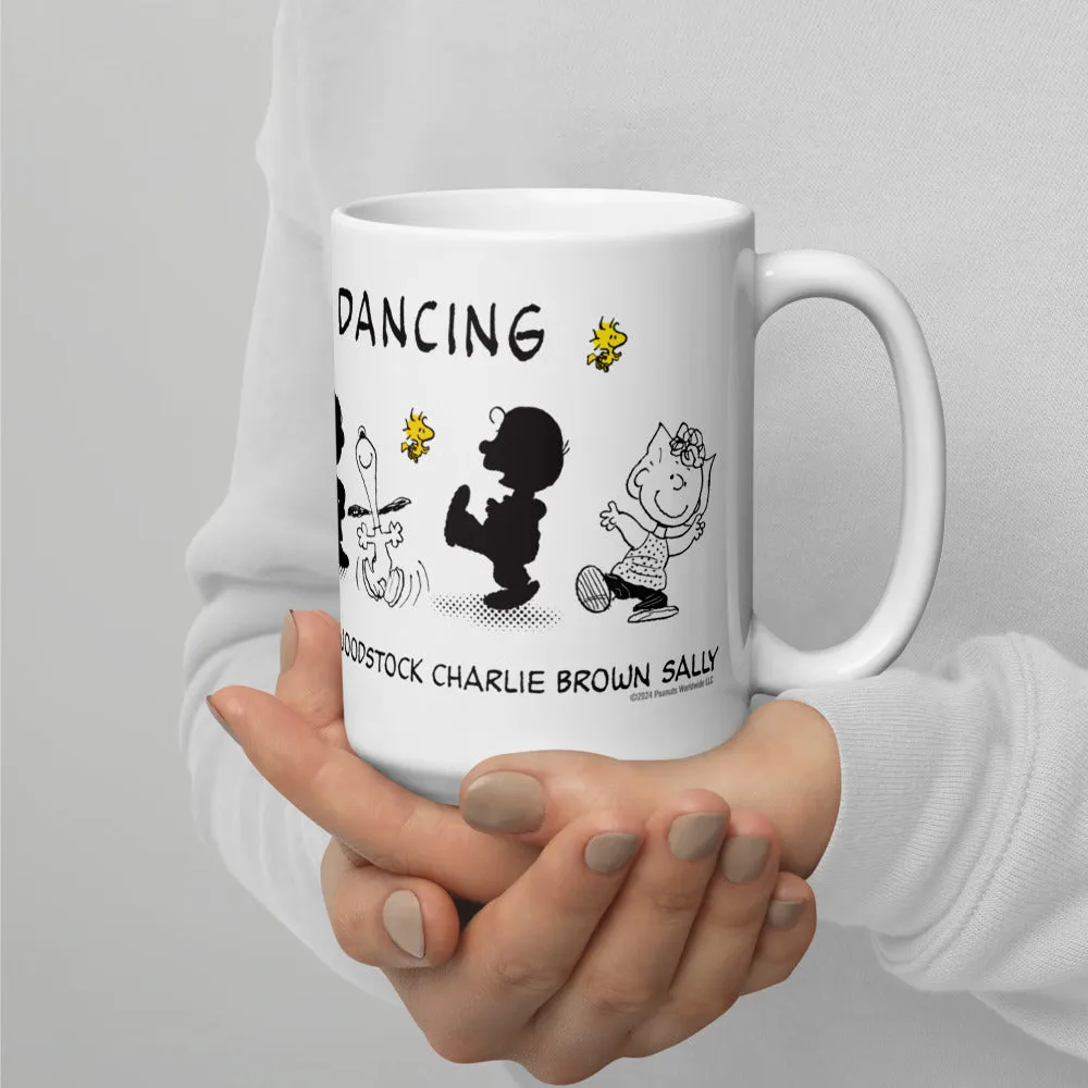 Peanuts Just keep Dancing White Mug