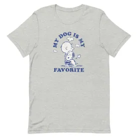 Peanuts My Dog Is My Favorite Unisex T-Shirt