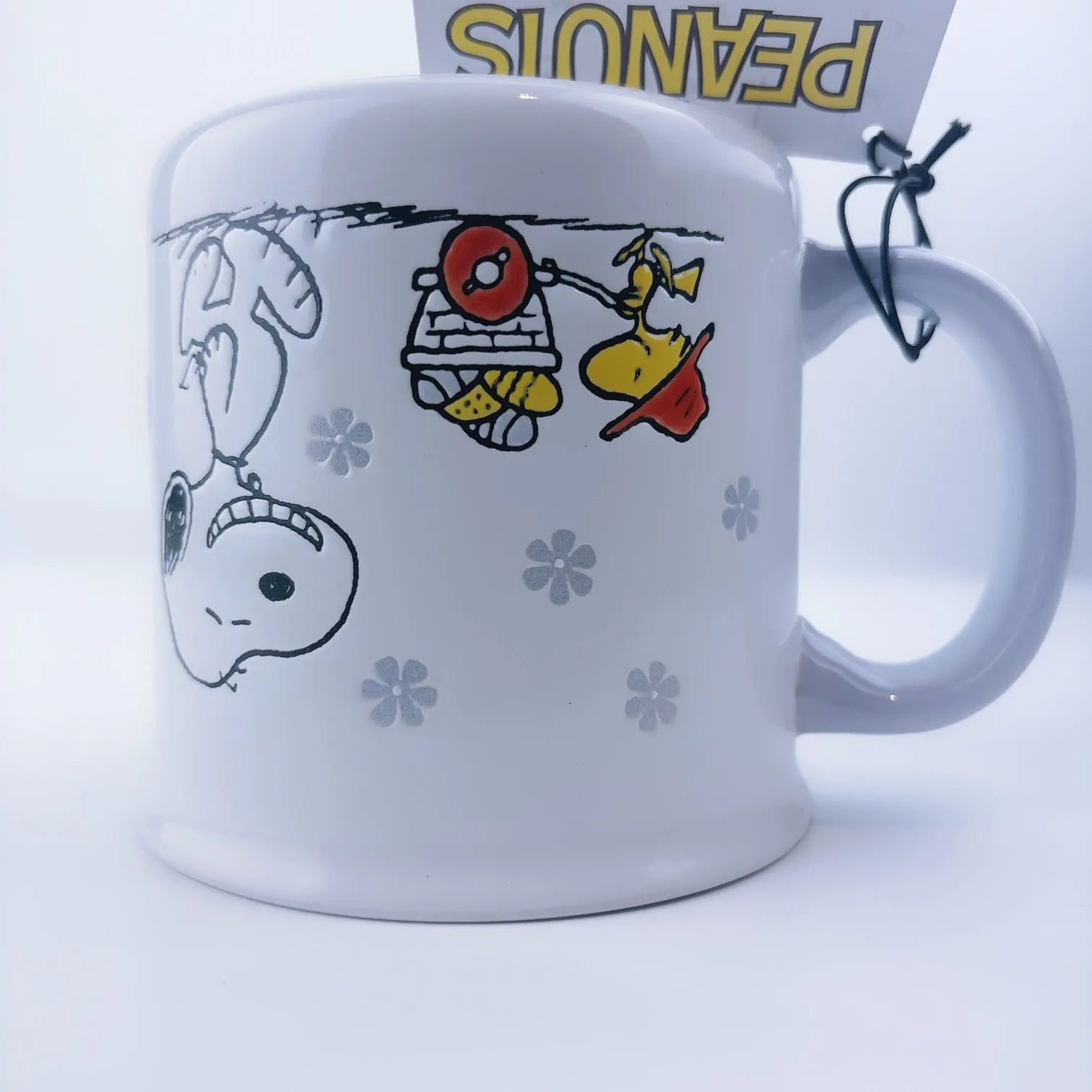 Peanuts Snoopy & Woodstock Happy Easter Together Big Coffee Mug Cup 21 oz