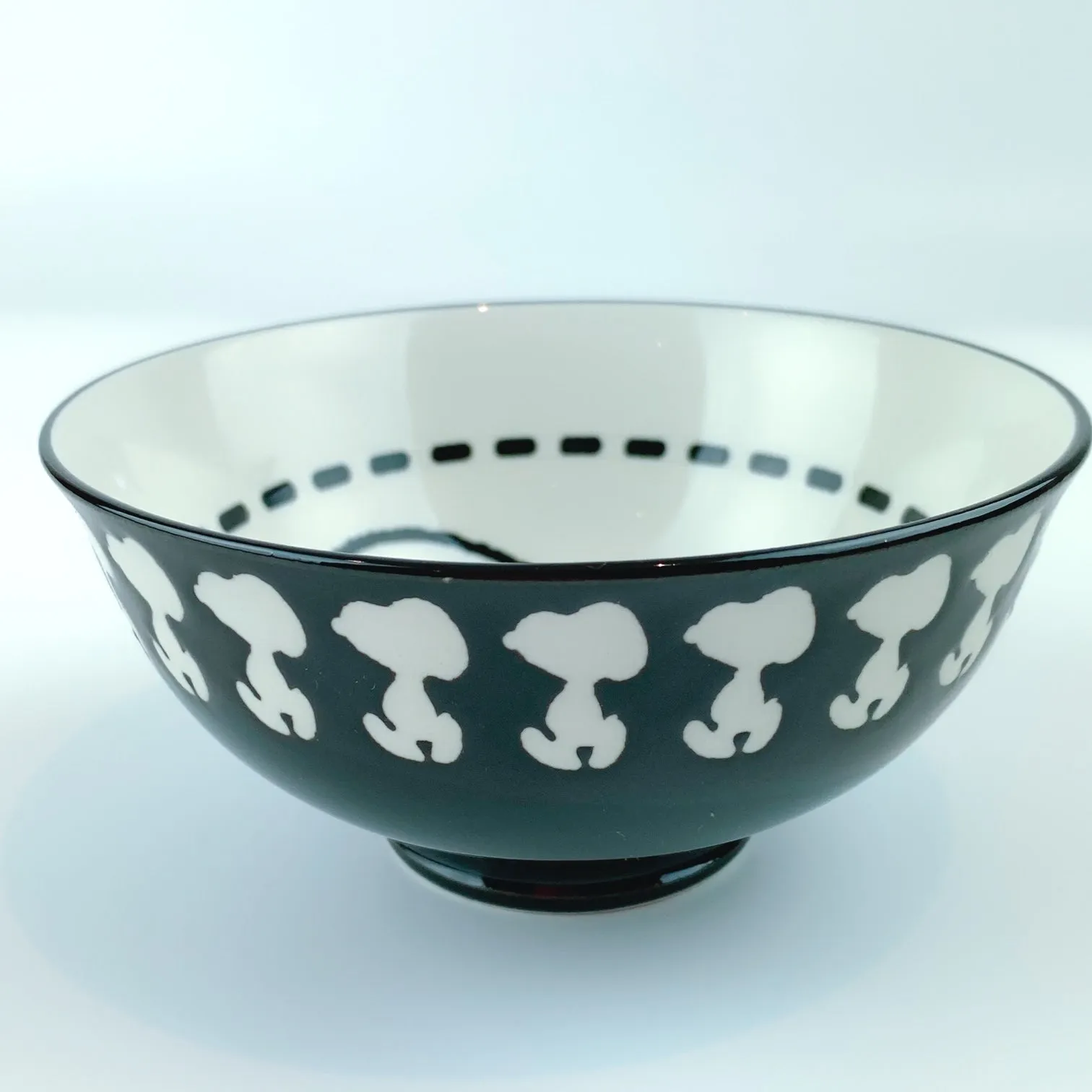 Peanuts Snoopy Black and White Silhouette Tidbit Bowl Standard by ZRIKE BRANDS