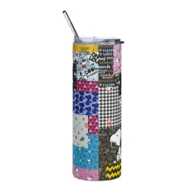 Peanuts Snoopy Pattern Mix Stainless Steel Tumbler