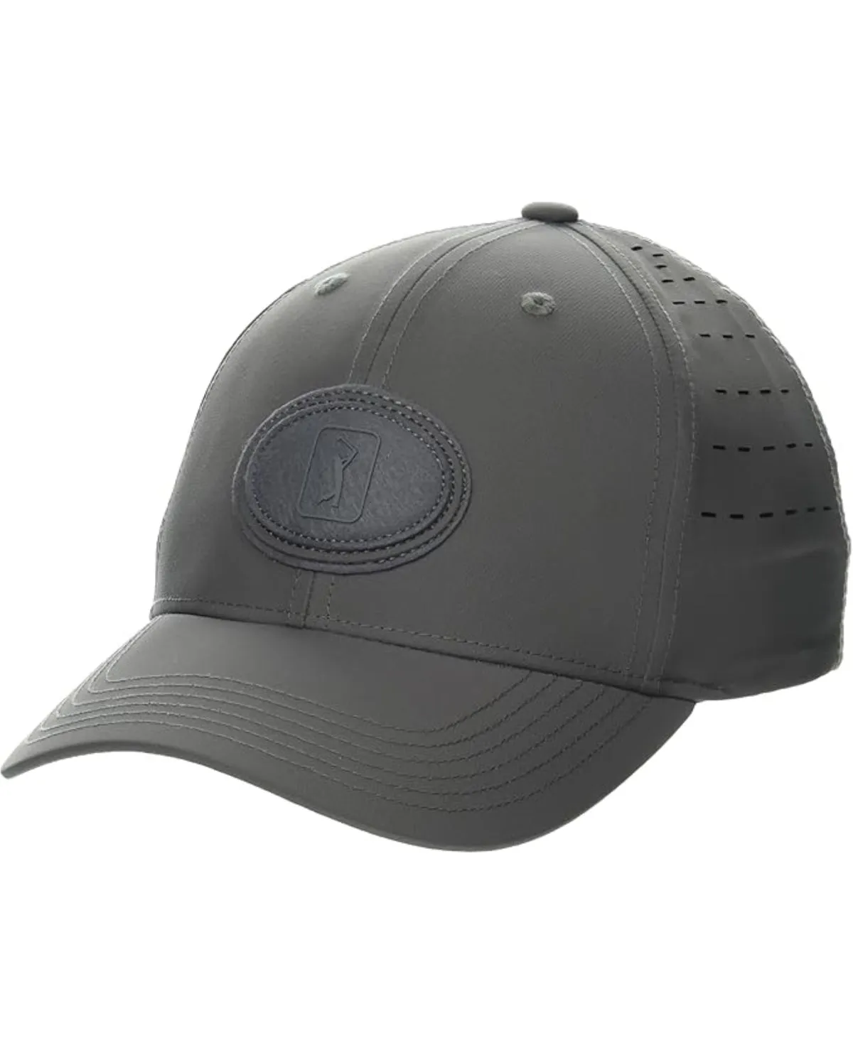 PGA Men's Perforated Oval Patch Cap