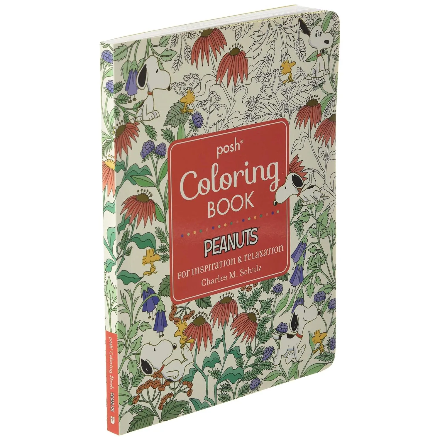 Posh Adult Coloring Book: Peanuts for Inspiration & Relaxation