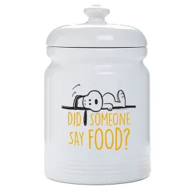 Snoopy Did Someone Say Food? Treat Jar