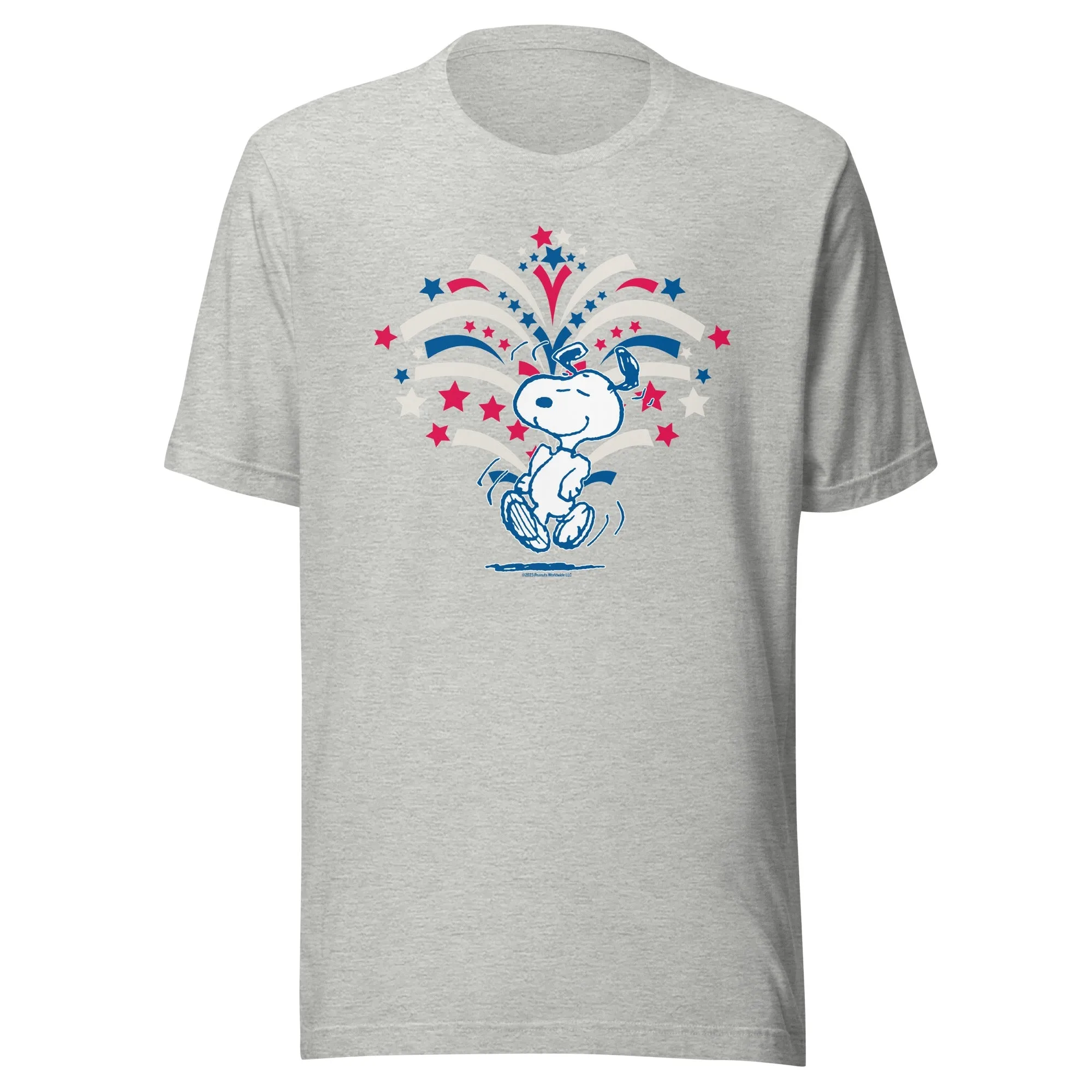 Snoopy Fireworks Adult T-Shirt