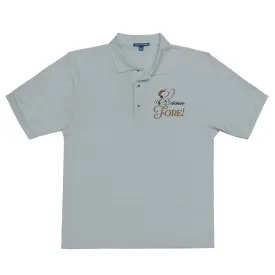 Snoopy Fore Embroidered Polo Shirt