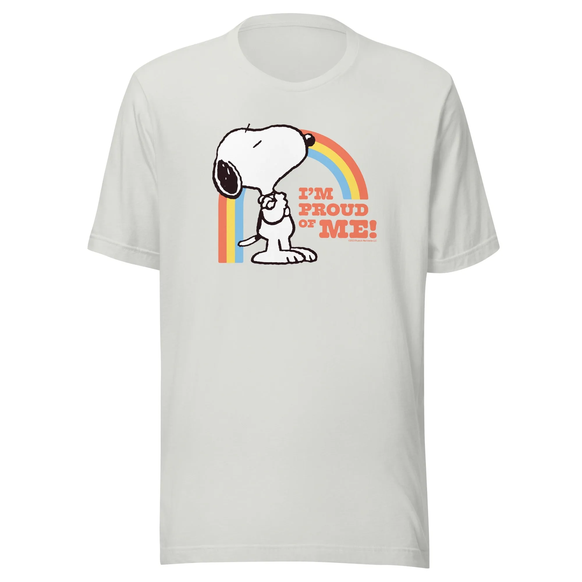 Snoopy I'm Proud of Me Adult T-Shirt