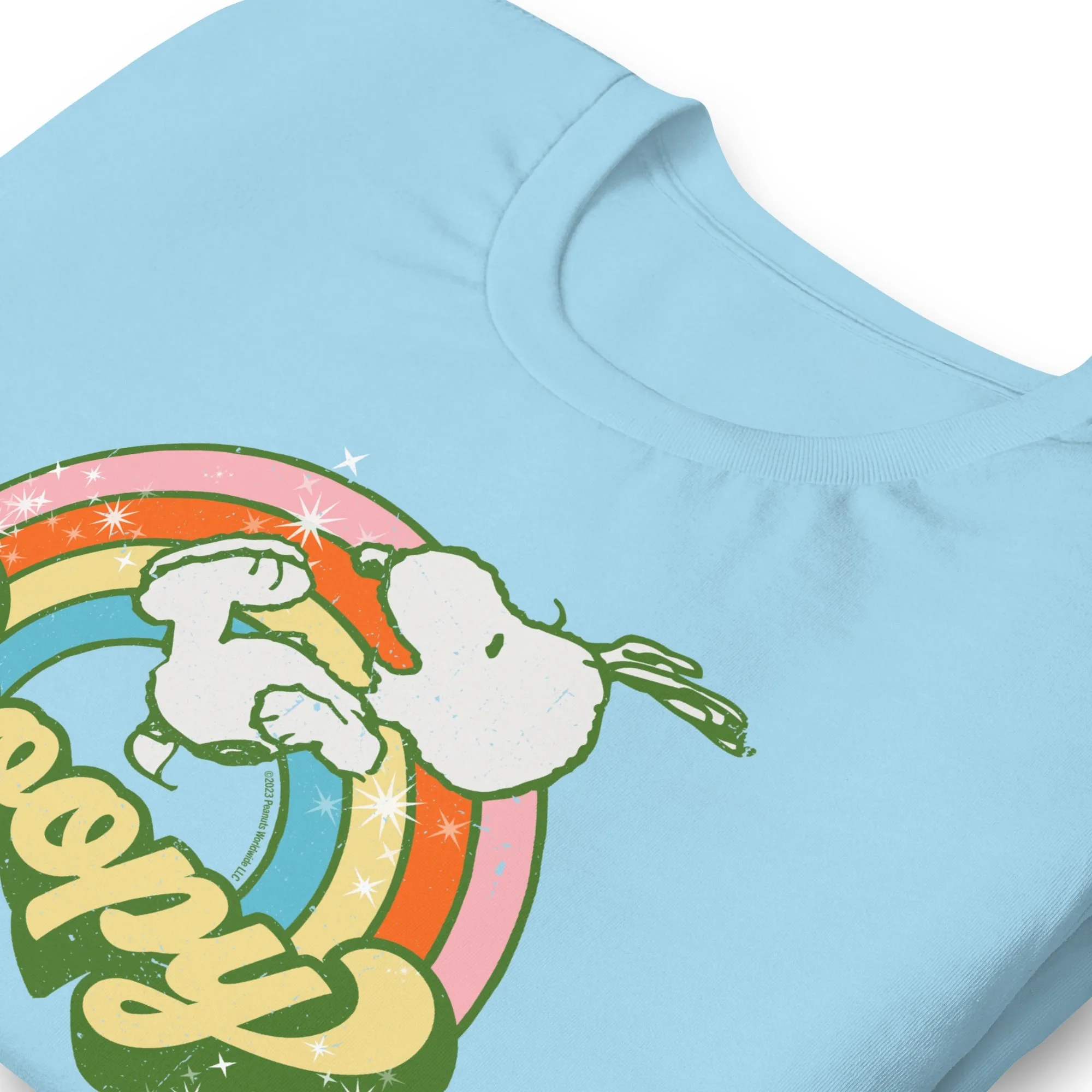 Snoopy Rainbow Adult T-Shirt