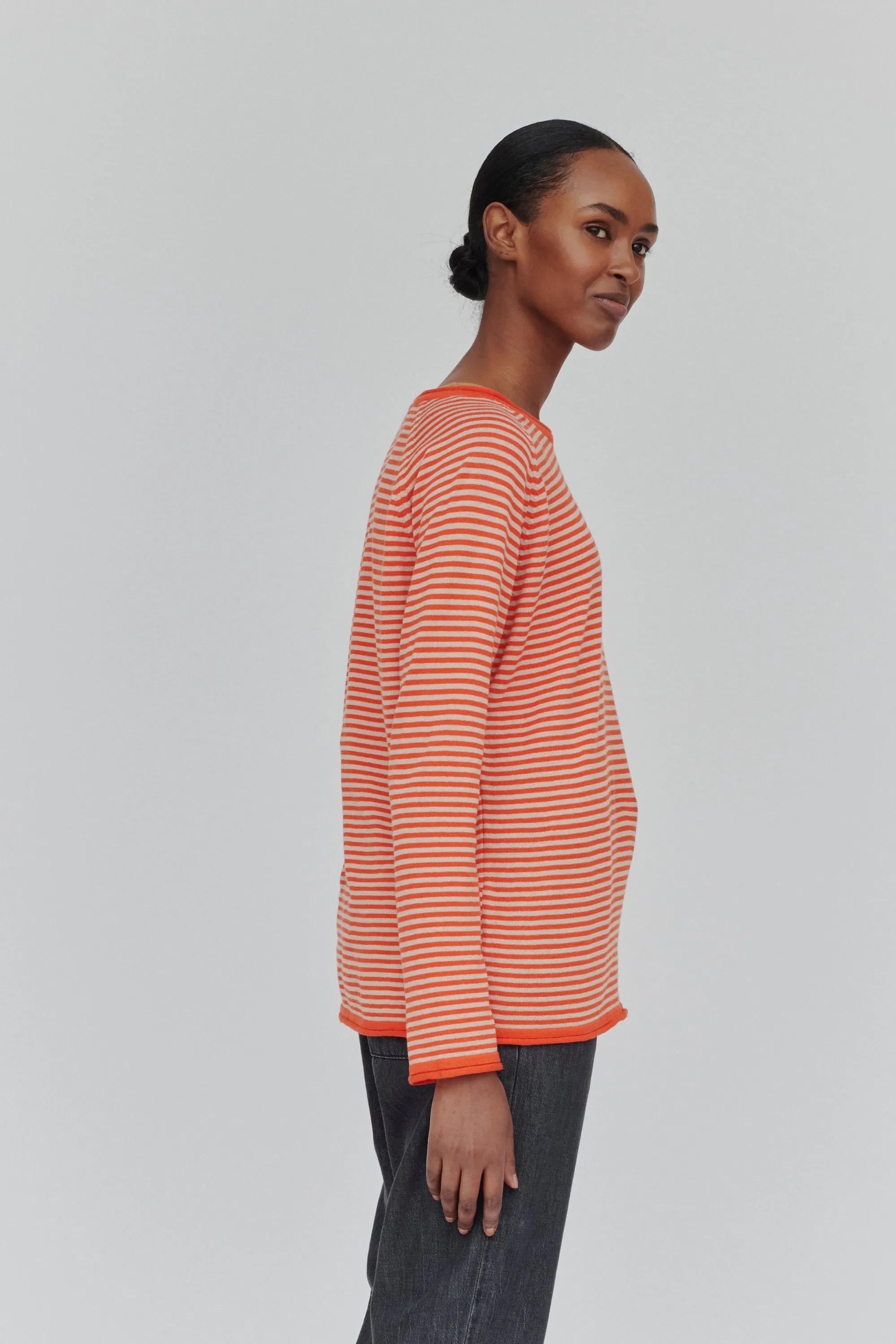 Soya Mini Stripe - Spicy Orange/Rugby Tan